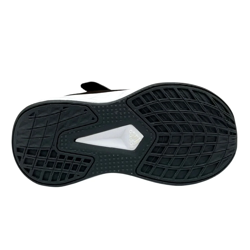Adidas Duramo Baby Infant Boys Slip-on Sneaker Size 6 Black-White Flexible Shoes